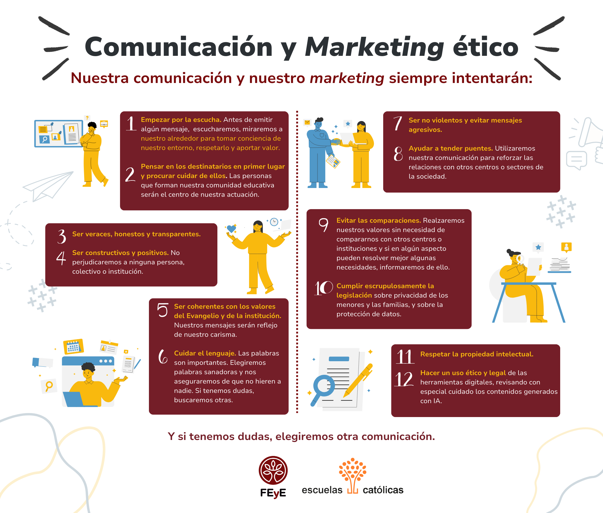 MANIFIESTO 360 DE COMUNICACIÓN Y MARKETING ÉTICO DE LA FUNDACIÓN EDUCACIÓN Y EVANGELIO